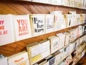 Unique and whimsical greeting cards at the Katydid in Petoskey Michigan