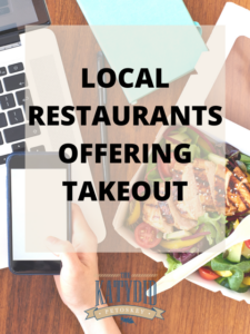 Local restaurants offering take out